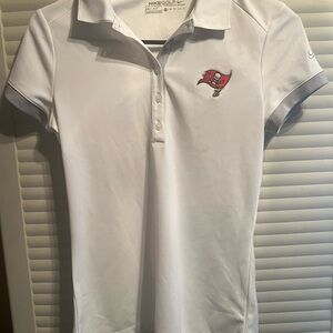Nike Golf White Dri-FIT women’s Tampa Bay Buccaneers polo shirt